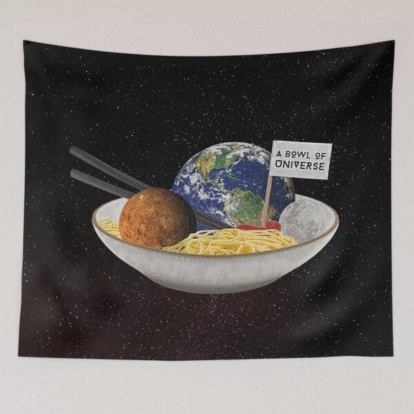 Item preview, a bowl of the universe constisting of meat ball of earth moon and mars. delicious meal of all time designed and sold by Brahma Putra.