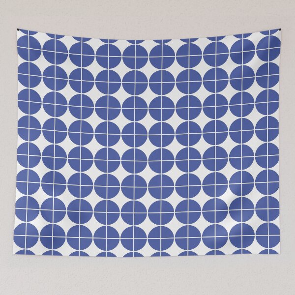 Item preview, Blue circle pattern designed and sold by Kirill Berbetch.