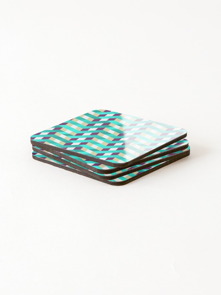Thumbnail 4 of 5, Coasters (Set of 4), Pattern designed and sold by InvertedWorld.