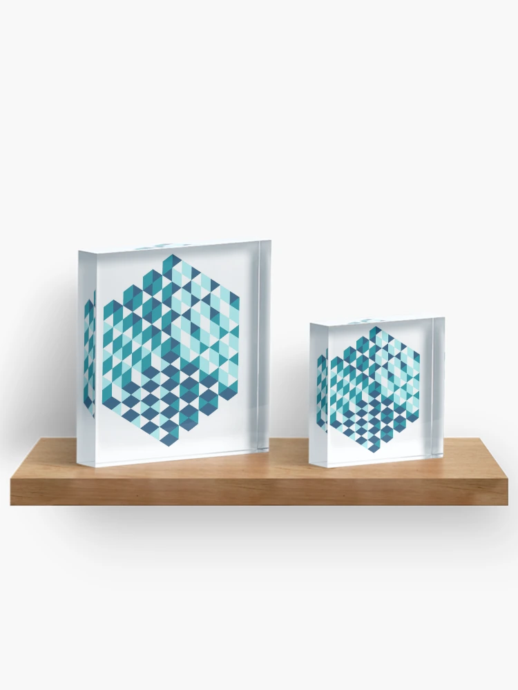 Thumbnail 3 of 5, Acrylic Block, Pattern designed and sold by InvertedWorld.