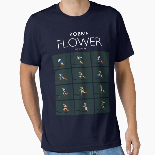 Robbie Flower, Melbourne (for dark blue shirts only) Essential T-Shirt