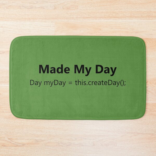 Item preview, Made My Day Funny Programmer Object-Oriented C# C++ designed and sold by Creekman Designs.