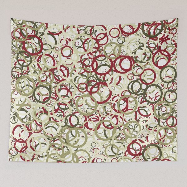 Item preview, Abstract Generative Art color distributed circles donuts background illustration designed and sold by IuriiVlasenko.