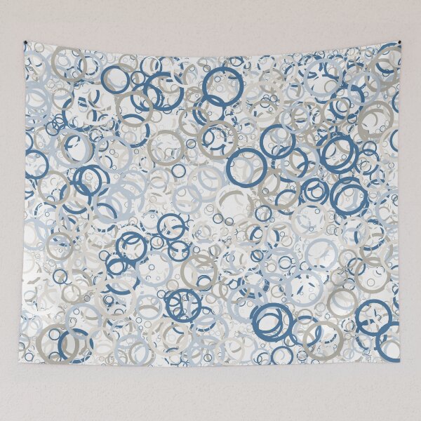 Item preview, Abstract Generative Art color distributed circles donuts background illustration designed and sold by IuriiVlasenko.