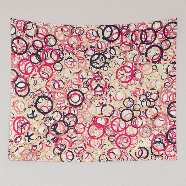 Item preview, Abstract Generative Art color distributed circles donuts background illustration designed and sold by IuriiVlasenko.