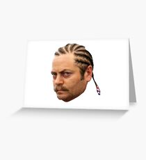 prison ron- great for stickers or apparel Greeting Card