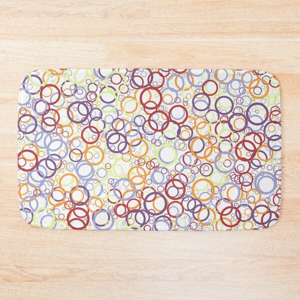 Item preview, Abstract Generative Art color distributed circles donuts background illustration designed and sold by IuriiVlasenko.