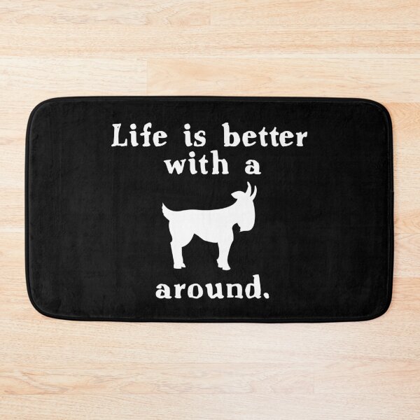 Item preview, Life Is Better With A Goat Farmers Country Fans designed and sold by Creekman Designs.