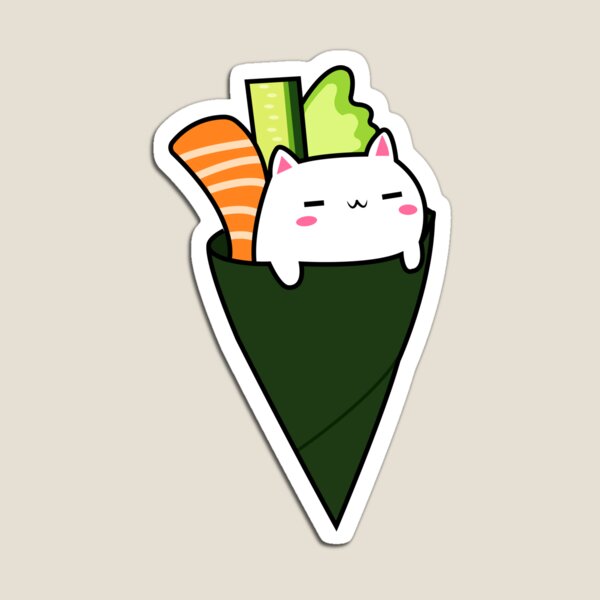 Handroll sushi cat Magnet