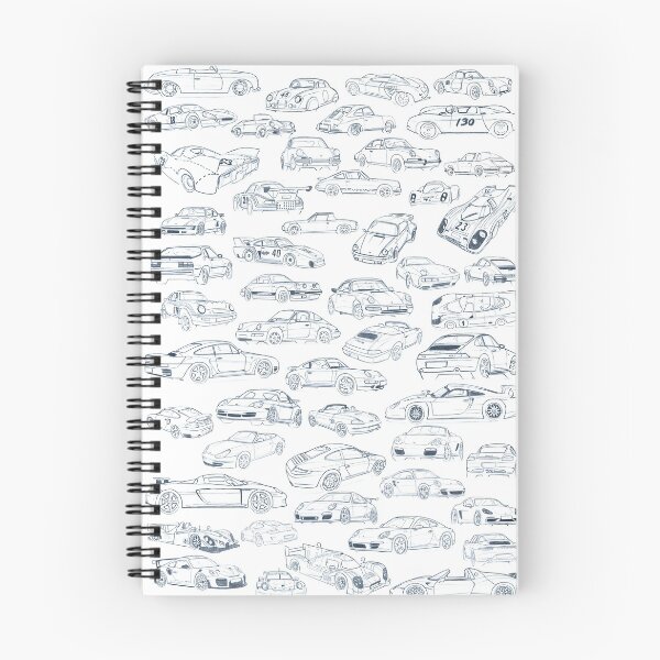 Item preview,  the most famous sports cars of the brand from Stuttgart are represented. designed and sold by Alt_ Illustrations.