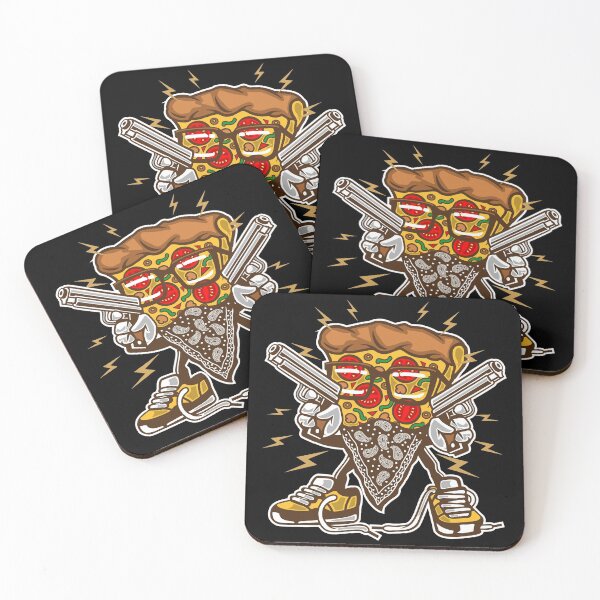 Item preview, Pizza Gangster Cartoon Drawing designed and sold by Cheap Women's Shirts.