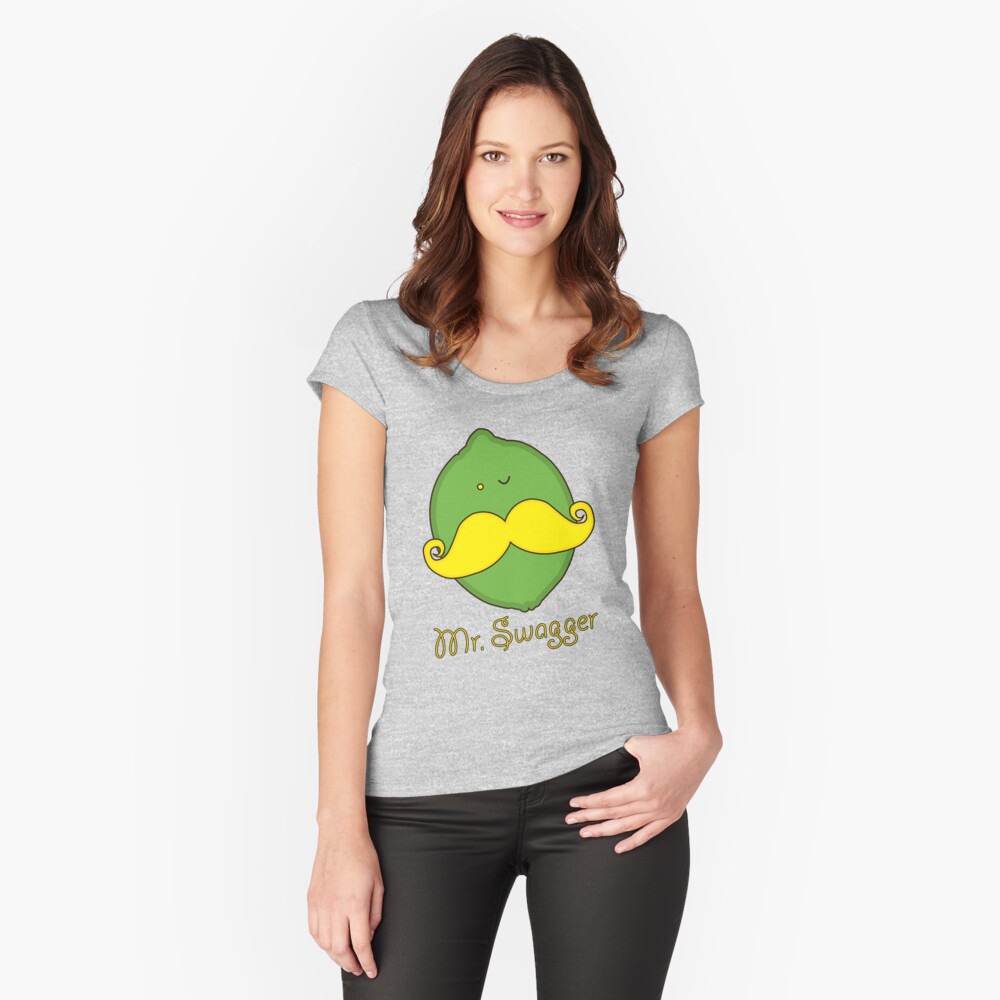 Item preview, Fitted Scoop T-Shirt designed and sold by littleoldhag.