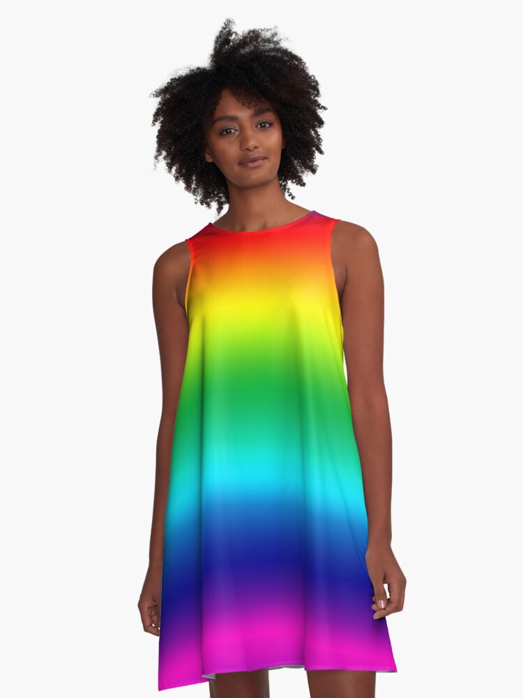 wish rainbow dress