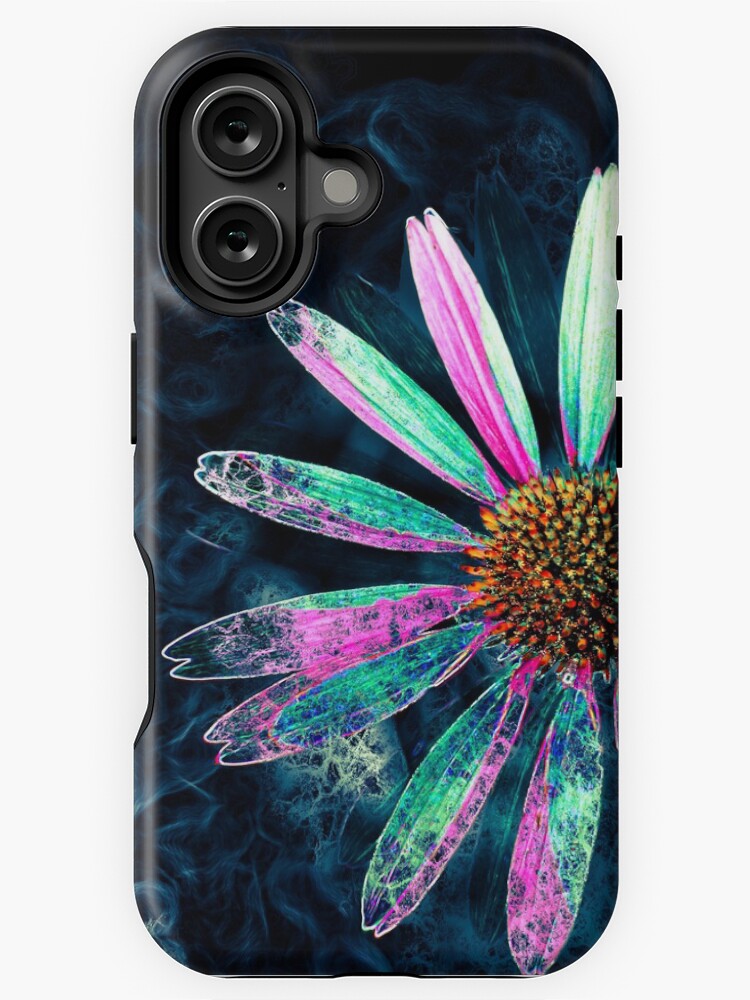 Thumbnail 1 of 4, iPhone Case, Glow Flower designed and sold by littleoldhag.