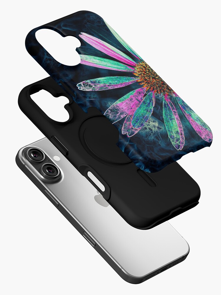 Thumbnail 2 of 4, iPhone Case, Glow Flower designed and sold by littleoldhag.