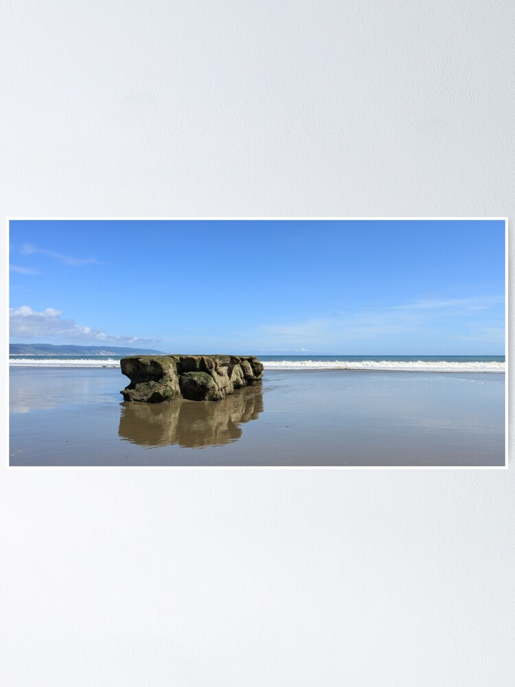 Thumbnail 2 of 3, Poster, Rock at Drakes Beach designed and sold by littleoldhag.