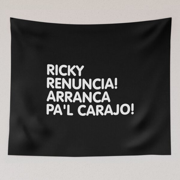 Item preview, Ricky Renuncia Arranca Pa'l Carajo Tshirt designed and sold by T-shirt For You.