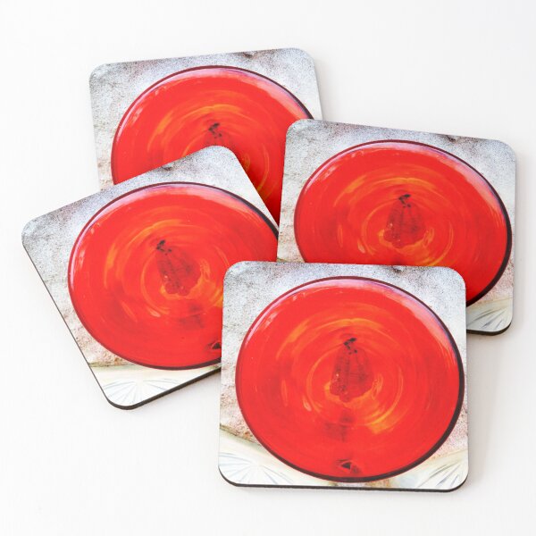 Item preview, Round Red Glass Bottom designed and sold by Cynthia48.