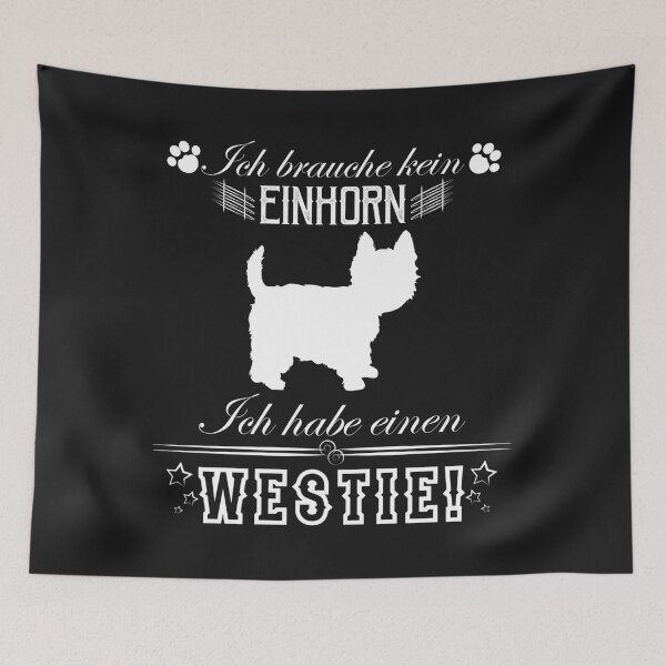 Item preview, Westi Dog West Highland Terrier Unicornio designed and sold by shirti.