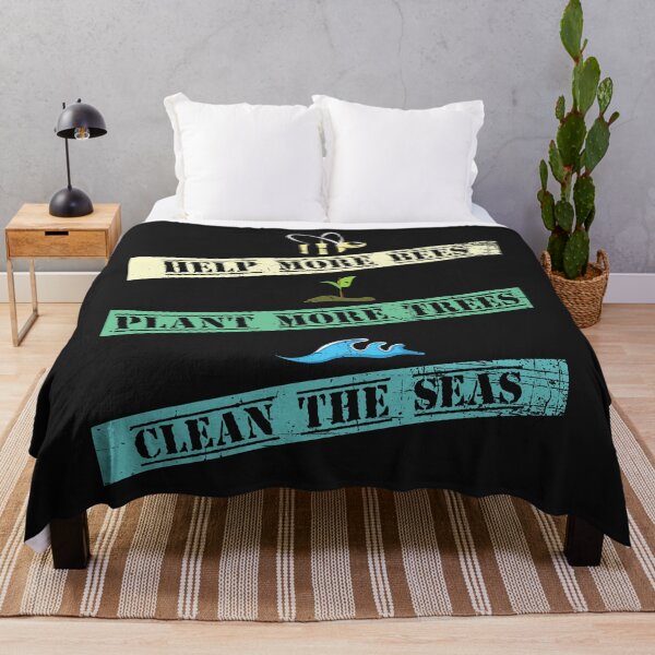 Item preview, Help More Bees Trees Seas designed and sold by shirti.