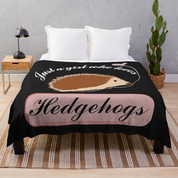 Item preview, Just A Girl Who Loves Hedgehogs designed and sold by shirti.