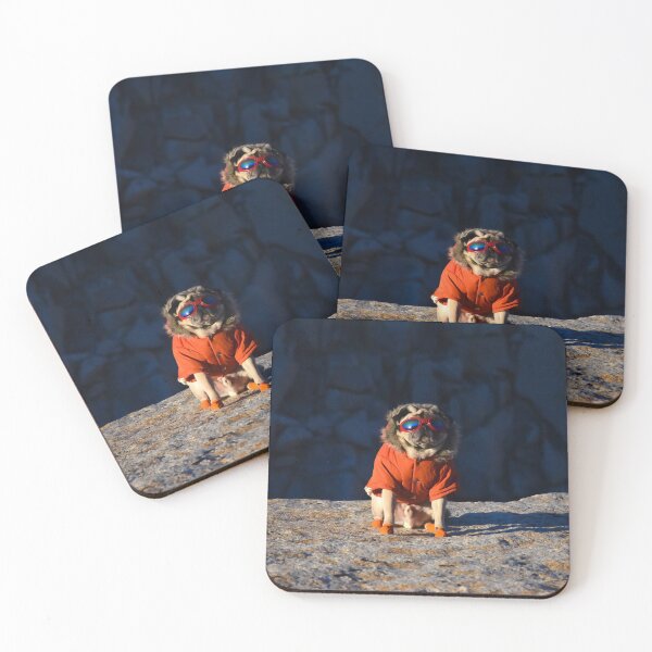Item preview, Peak-Bound Mountain Pug Geared Up designed and sold by pugventurephoto.