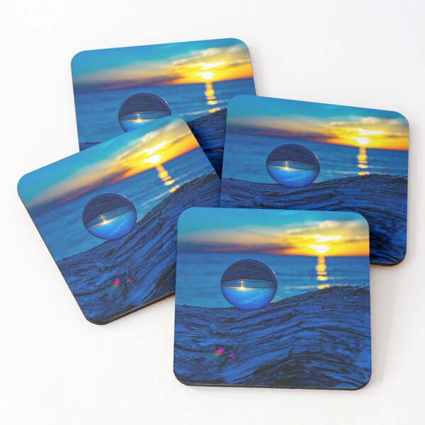 Item preview, Lake Michigan sunset with a lensball  designed and sold by Joshua  Satterlee.