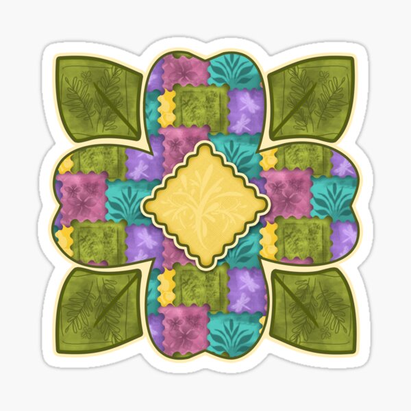 Naturally Patched Sticker