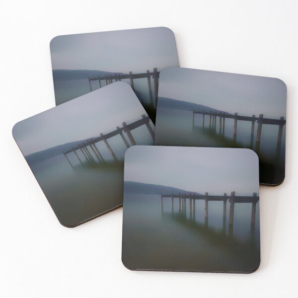 Item preview, Jetty at misty Lake Annecy designed and sold by Imi Koetz.