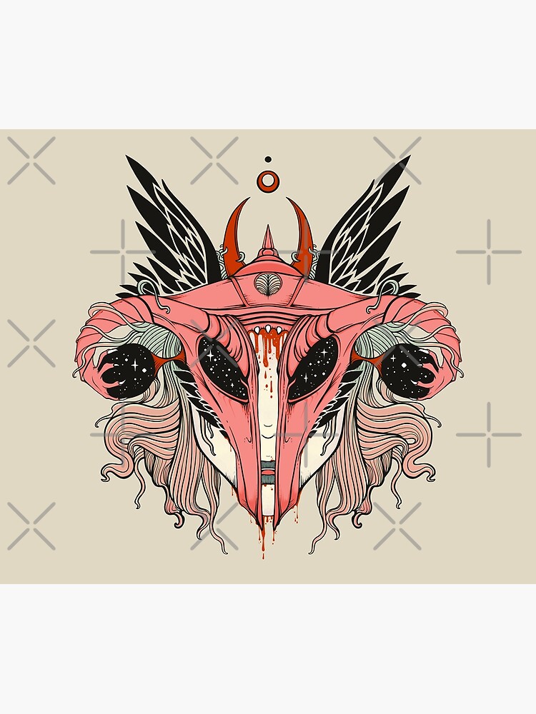 Shield Maiden Uterus & Ovary Helmet by cellsdividing