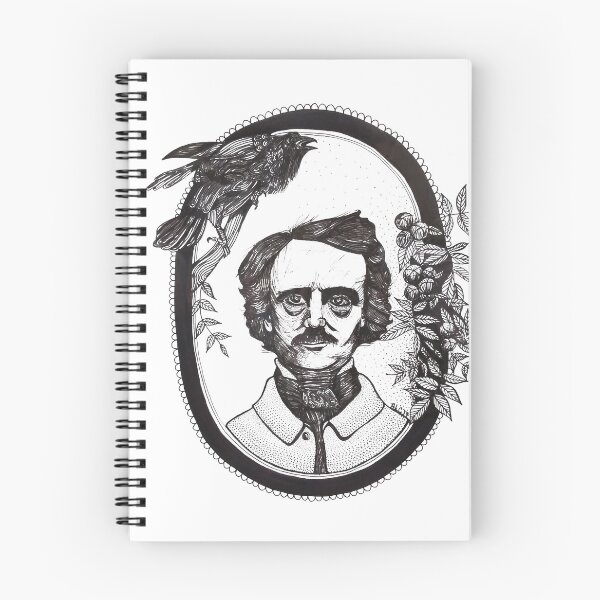 Item preview, Edgar Allan Poe Illustration by Ash Claise designed and sold by Fern Claise.
