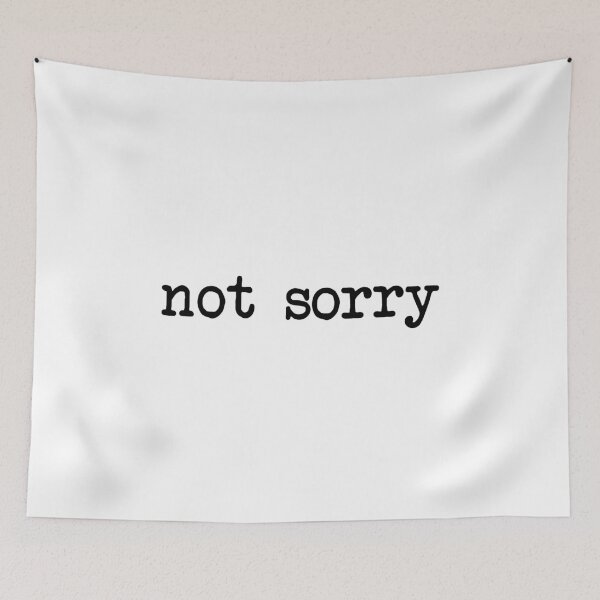 Item preview, Not sorry designed and sold by Cravagnati.