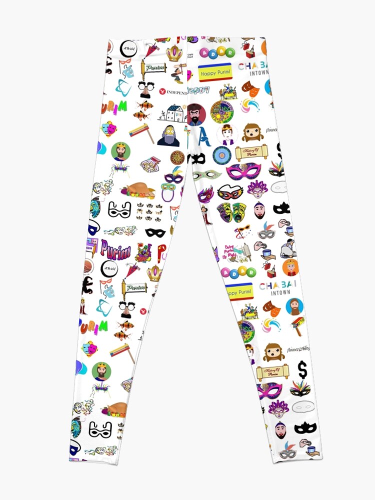 Alternate view of #Purim #Jewish #holiday #commemorates #saving #people Leggings