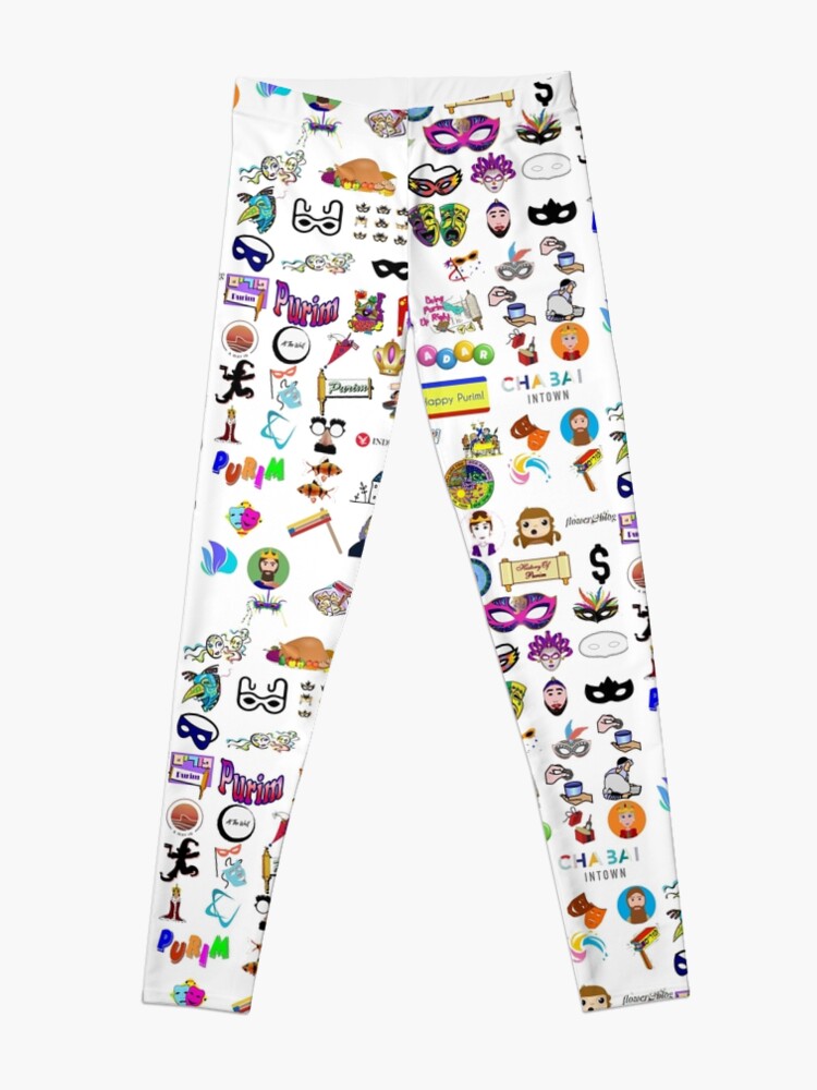 Alternate view of #Purim #Jewish #holiday #commemorates #saving #people Leggings