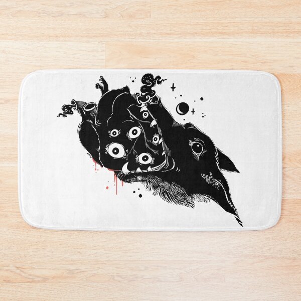 Item preview, Wolf Eating Anatomical Heart, Gothic Artwork designed and sold by cellsdividing.