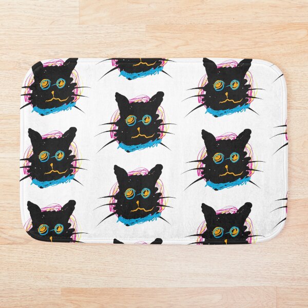 Item preview, Gato abstracto, pincel colorido designed and sold by Brahma Putra.