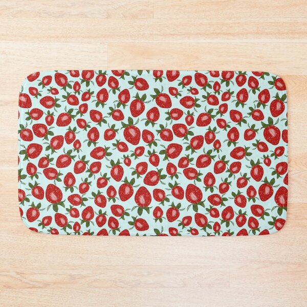 Item preview, Strawberry Toss on Blue Background  designed and sold by BoandMe.