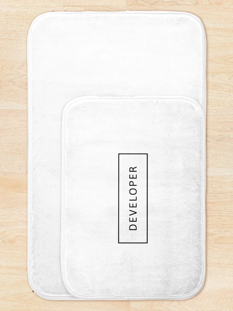 Thumbnail 5 of 6, Bath Mat, Developer (Inverted) designed and sold by developer-gifts.