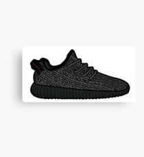 Yeezy 350 Boost Black Canvas Print