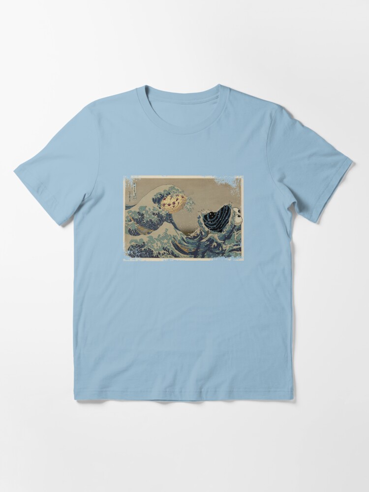Alternate view of The great wave off Cookiemonsta Essential T-Shirt