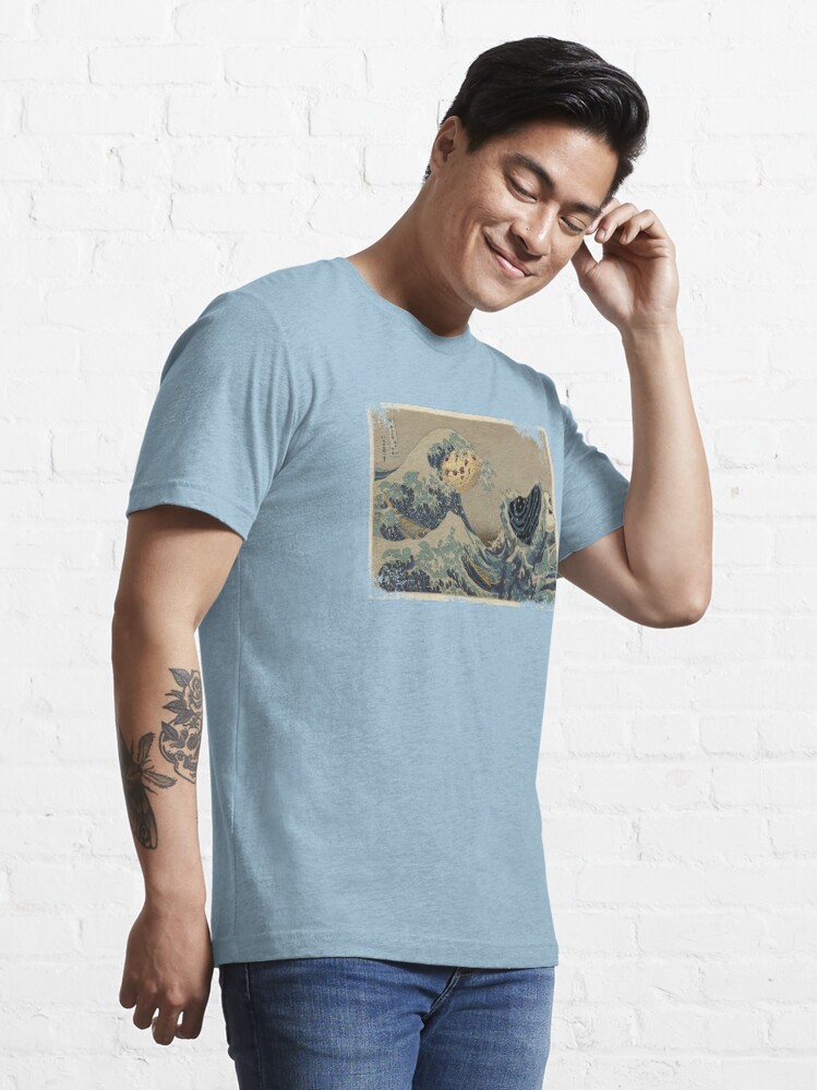 Alternate view of The great wave off Cookiemonsta Essential T-Shirt