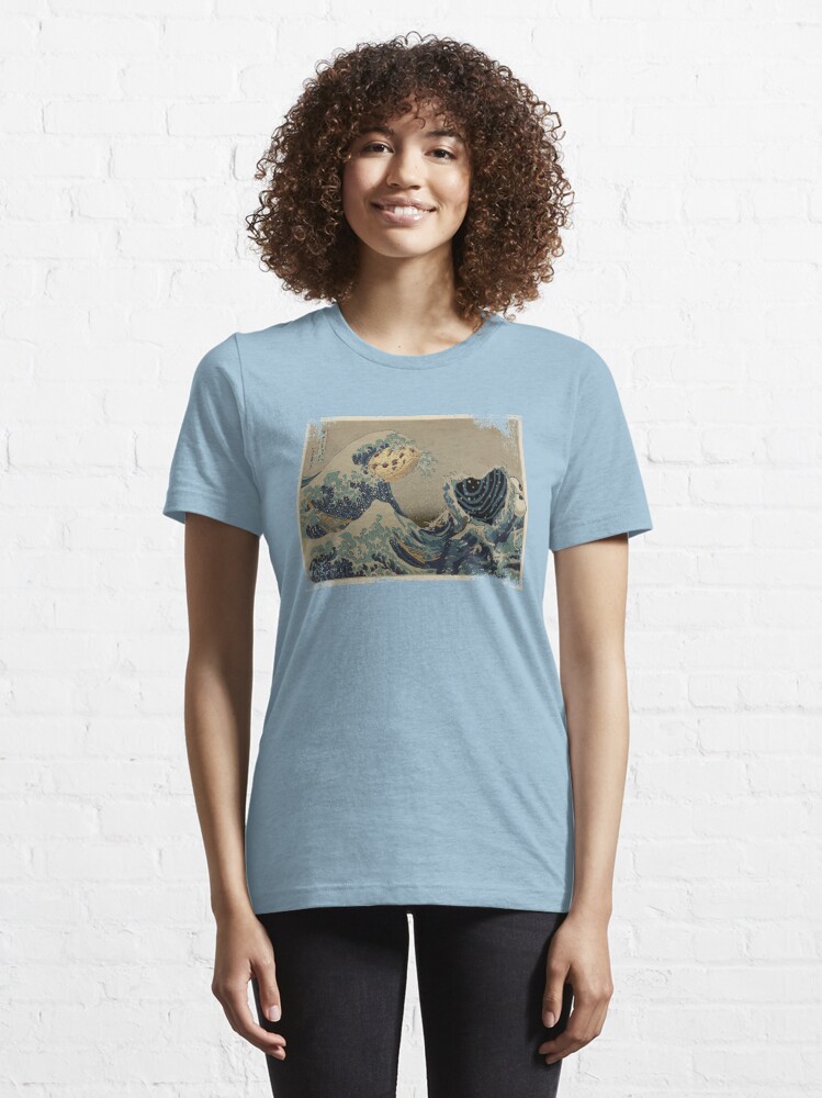 Alternate view of The great wave off Cookiemonsta Essential T-Shirt