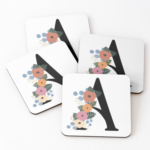Item preview, Floral Letter A designed and sold by Egodcounseling.