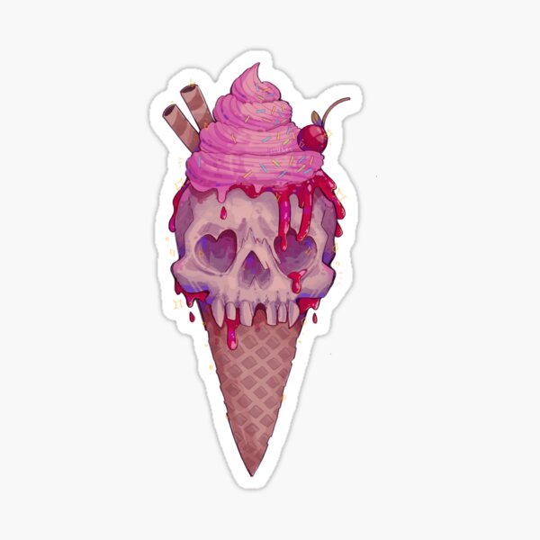 Item preview, Skull Ice Cream designed and sold by Isa-bee.