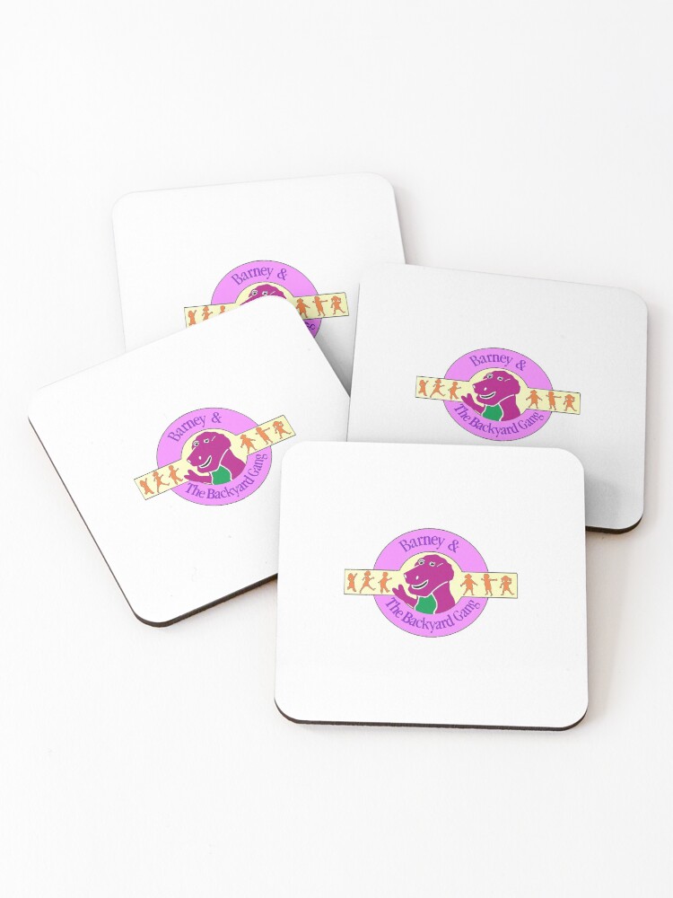 Barney The Backyard Gang Coasters Set Of 4 By Muppetseb Redbubble Barney The Backyard Gang Coasters Set Of 4 By Muppetseb Redbubble