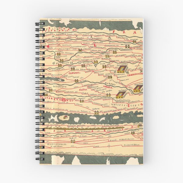 Item preview, Tabula Peutingeriana Segmentum II designed and sold by JSpace Designs.