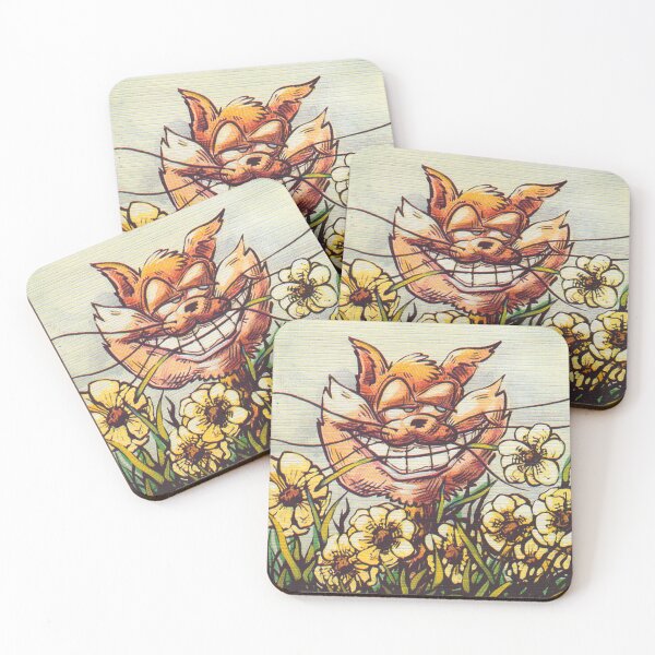 Item preview, Daisy Cat - Kitty in the flowerbed watercolor illustration designed and sold by Rick Paller.