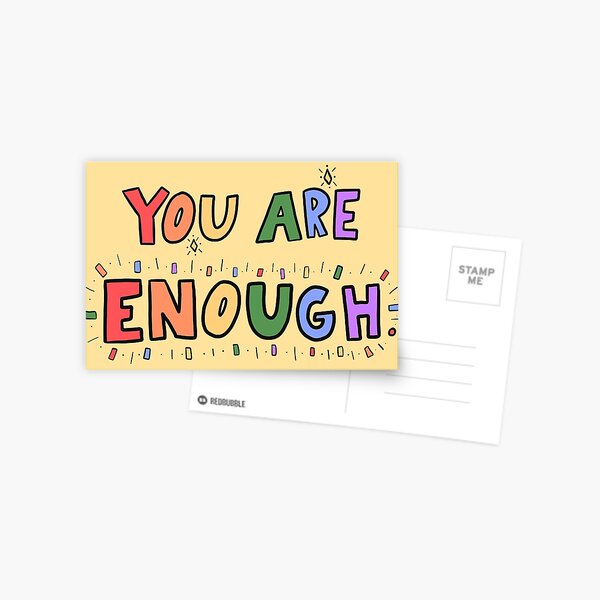 You Are Enough Postcard