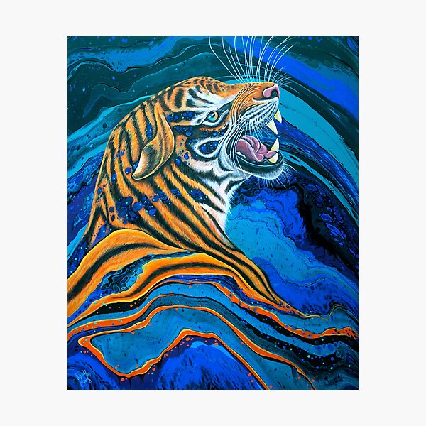 Tiger - Hear me Roar Photographic Print
