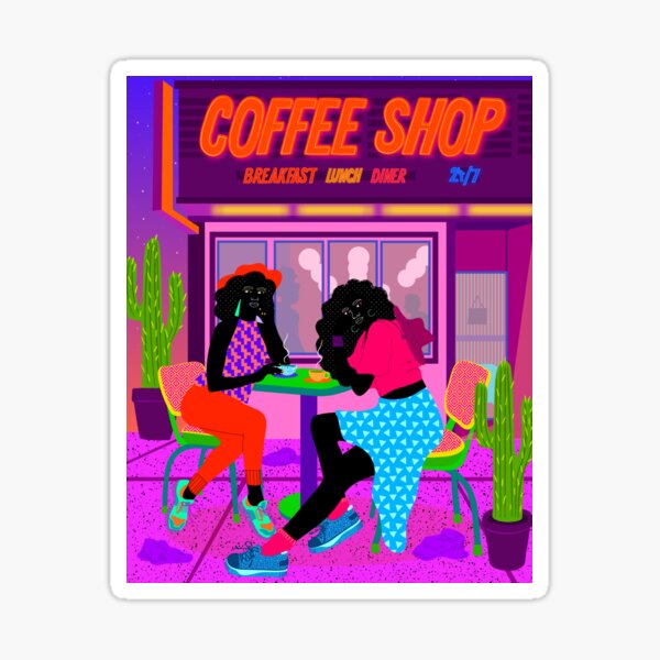 Item preview, Dallas coffe shop designed and sold by 4ur3lia.